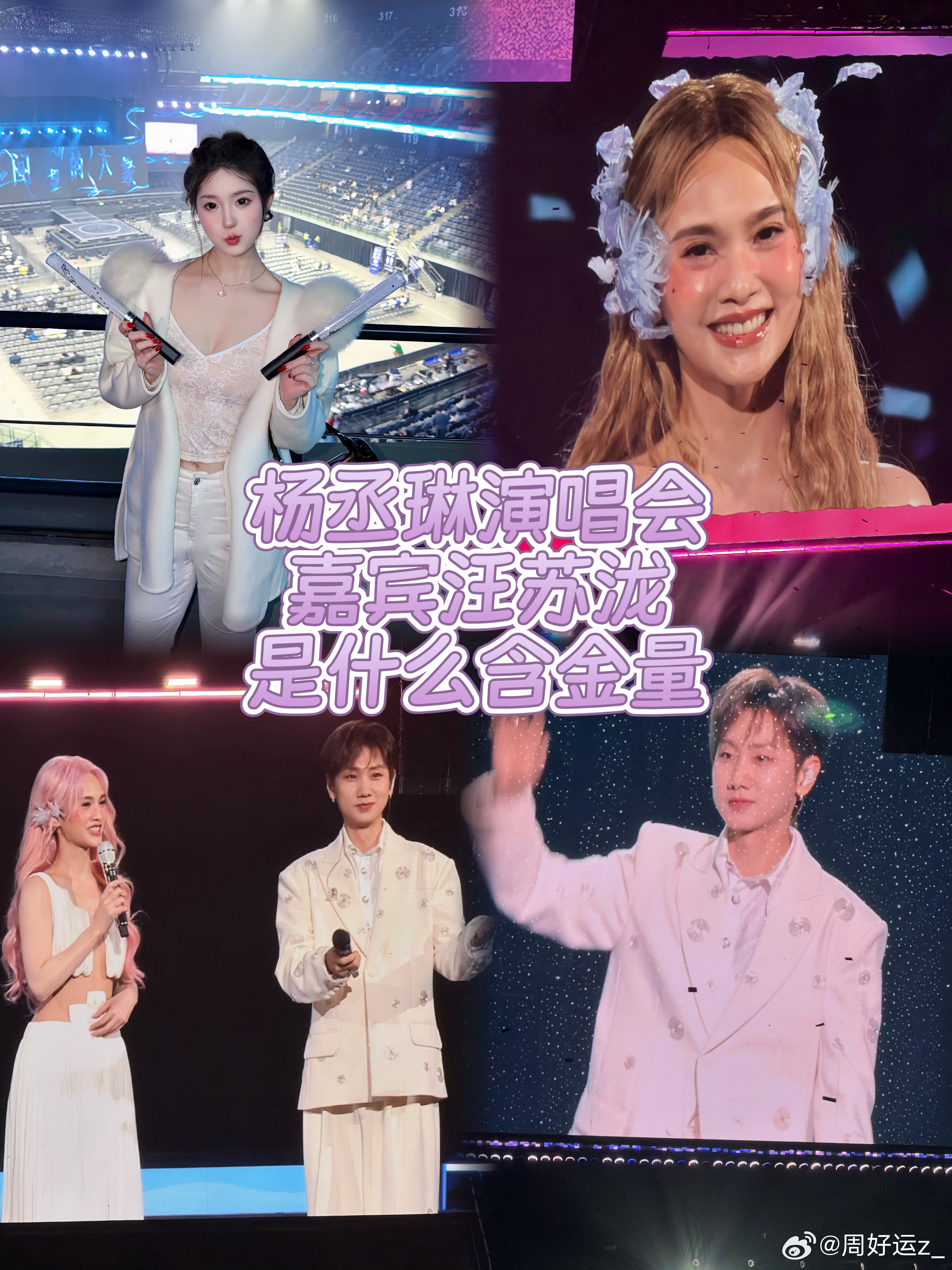 杨丞琳和汪苏泷同台演唱是什么含金量🐘2026年看的第一场演唱会🫶🏻太幸福嘉