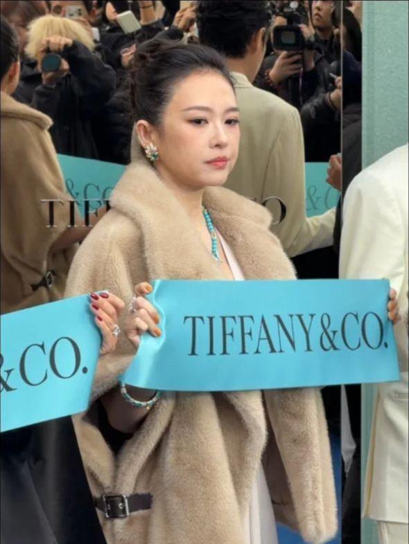 章子怡的脸，大家可能错怪她了。要怪就怪品牌方不好，给她配了这么一条项链。项链太