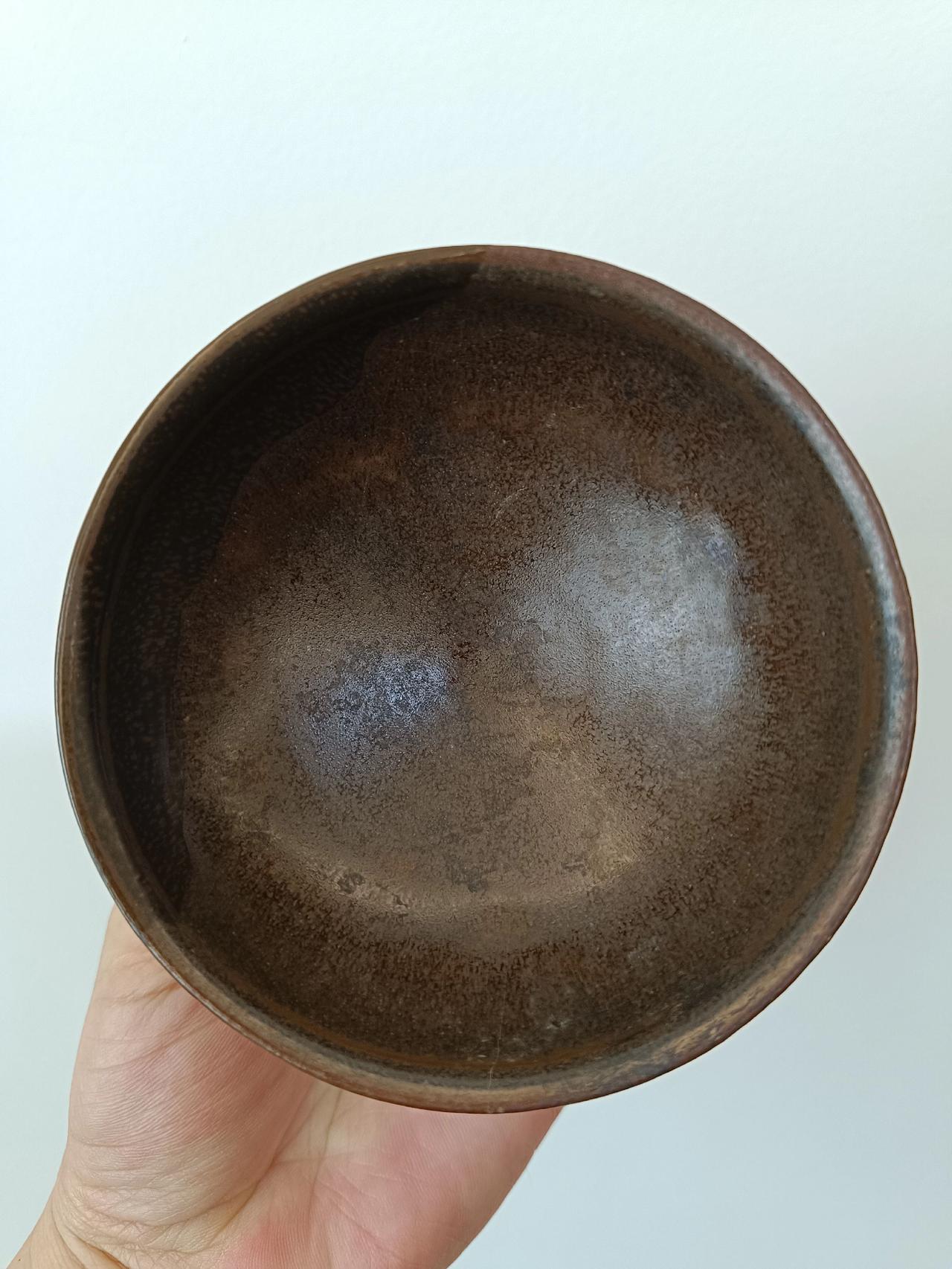 2368元水吉窑宋建盏，香炉器型，口径10.6高5厘米器型圆正端庄，饱满大气，