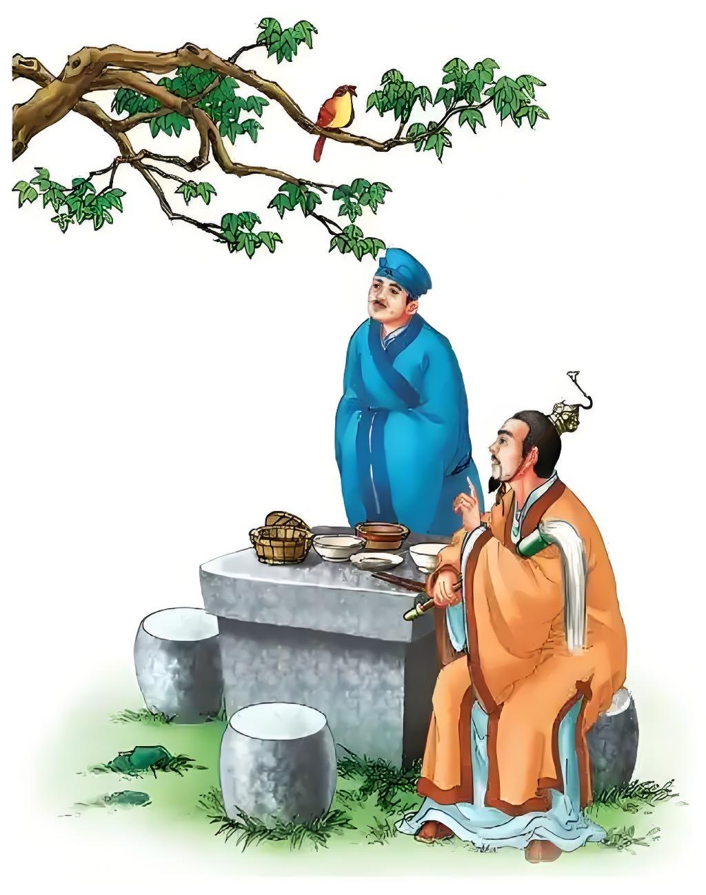 一座深山有二仙，三分优雅四清闲，五走六看观花景，……请友续补……？[微风