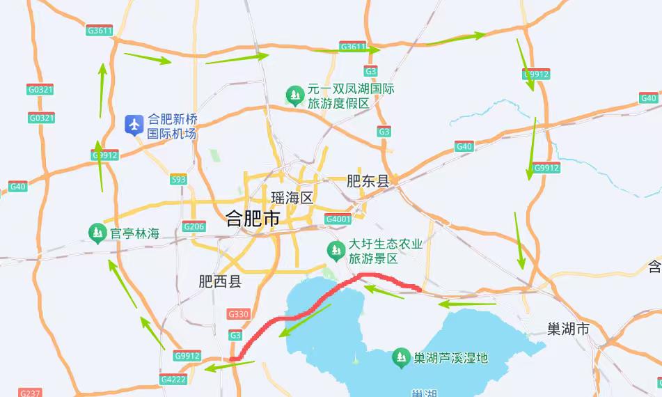 G9912合肥都市圈大外环高速有多长？G9912合肥都