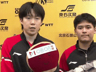 林诗栋居然敢给头哥白眼了？哈哈，如果你听到王楚钦采访，也会给他白眼！