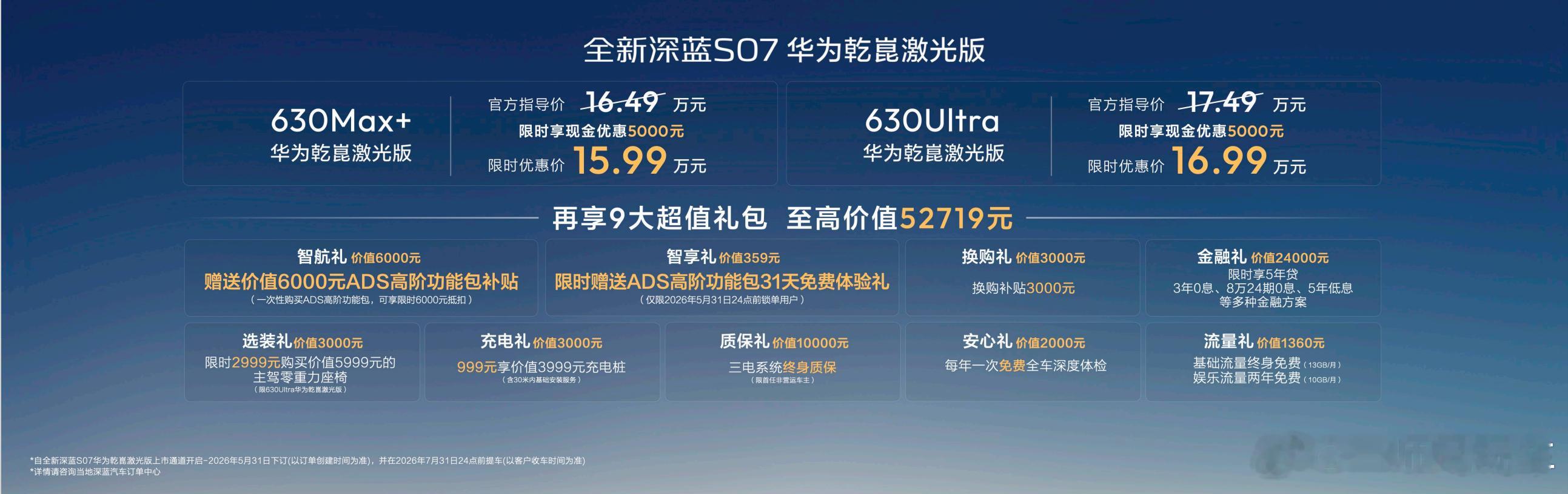 聊到最近市场上热度很高的深蓝S07华为乾崑激光版，说实话，这台车最扎眼的地方