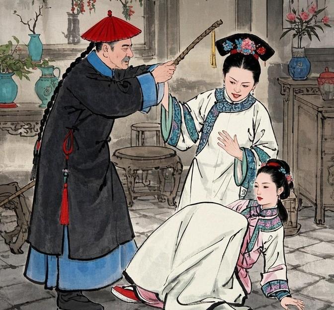清末，北京城甜水井胡同，翰林院编修杨家骥（浙江人）因膝下无子，纳了一房妾室，妾室