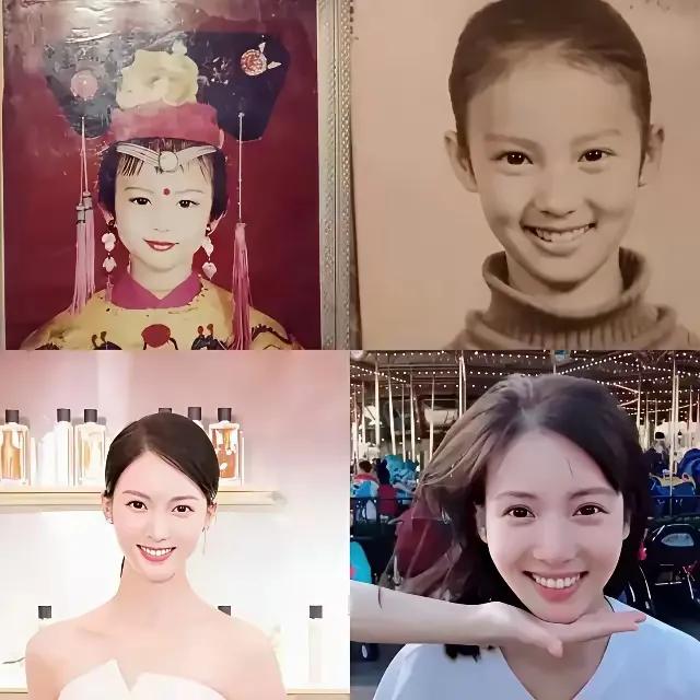 天啦，原来金晨从小就这么漂亮！年轻的时候，更是惊为天人！好可惜，我们大部分