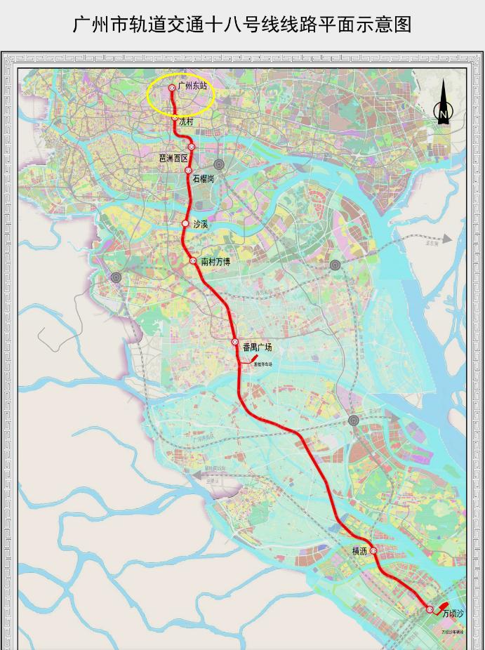 【广州在建地铁最新进度！18号线后段继续继续0进展】广州地铁最新发布在建地铁的进
