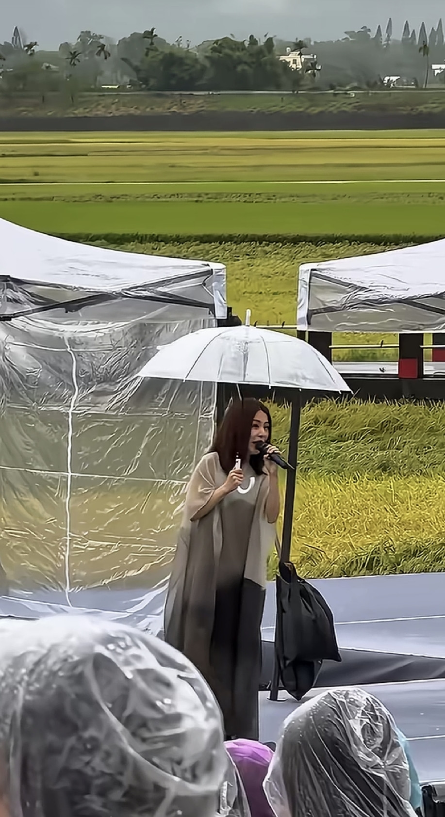 田馥甄Hebe和陈嘉桦Ella现在的人生太不一样了。一个在田间简陋的舞台唱歌，曾经甜美靓丽，如今变老