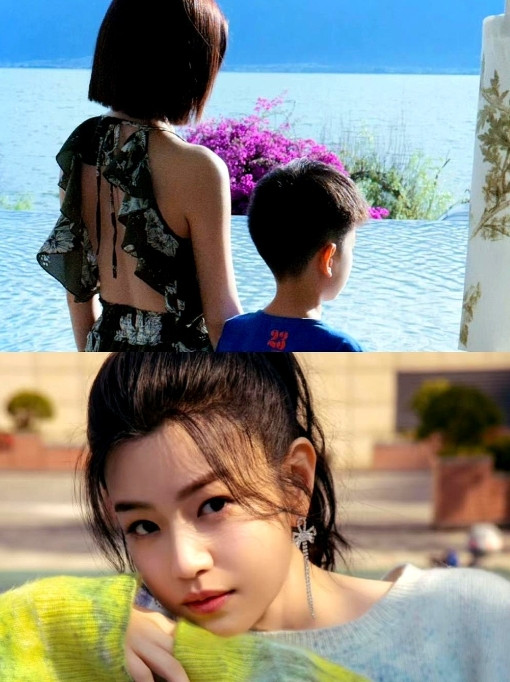 陈妍希心态崩了她本来以为晒和儿子的背影照能得到满满的祝福，但是万万没想到