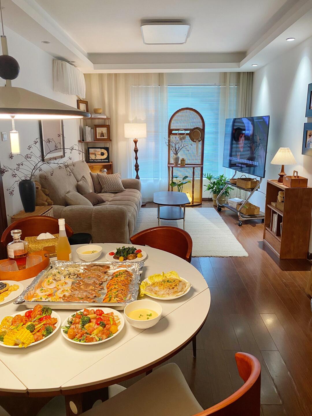 55平小家太好住了 小厨房也能做大餐❗️