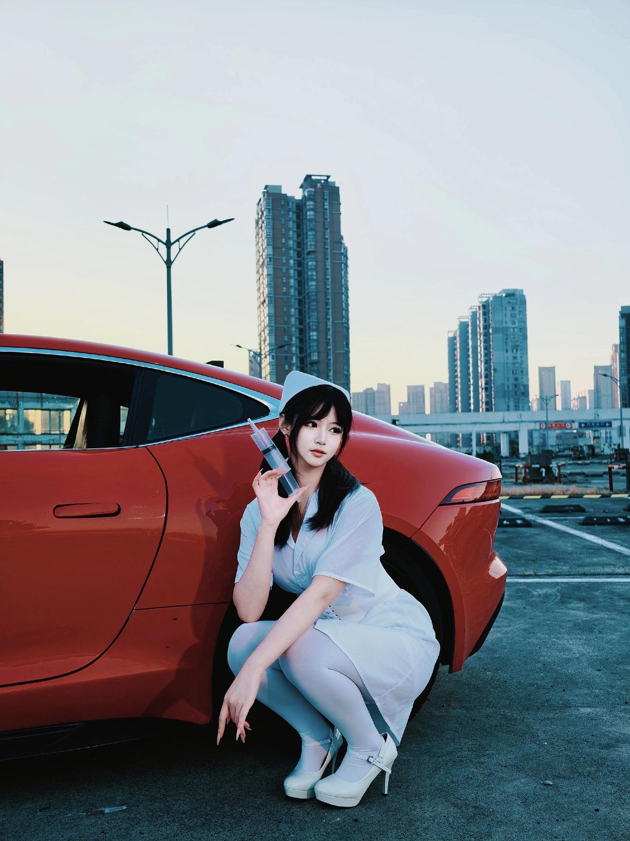 摄影约拍挡不住的颜值护士护士怎么拍汽车摄影