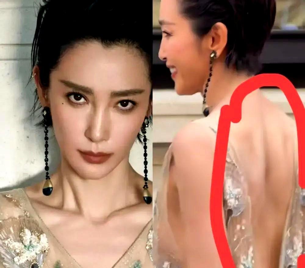 53岁的李冰冰一露背，我才明白饿出来的瘦，有多廉价。阿玛尼秀场生图，那条背沟