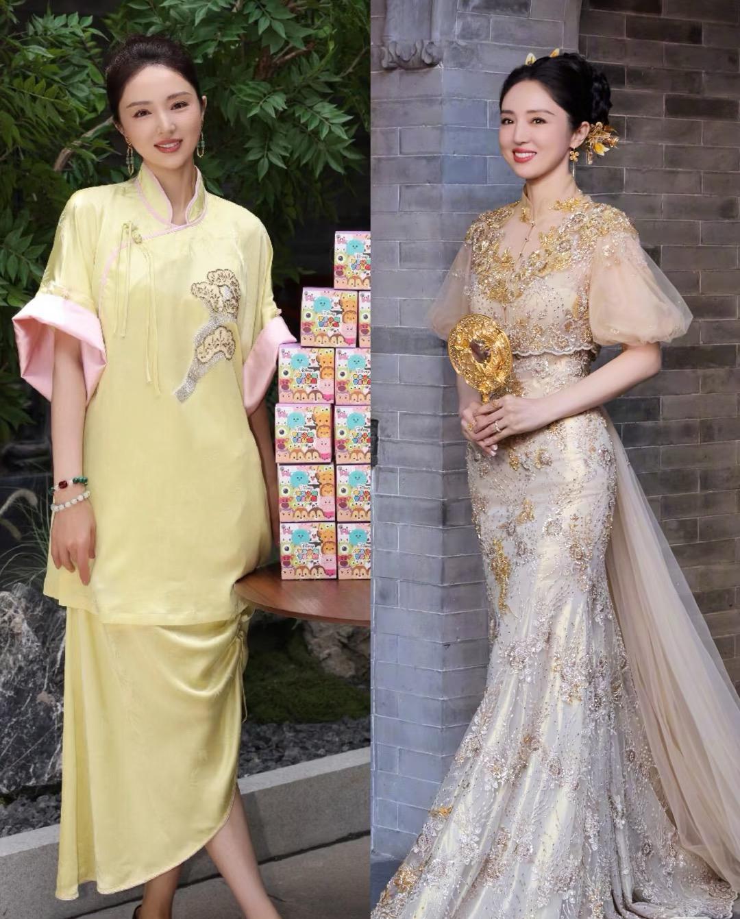 董璇婚礼前拍照时穿的衣服，怎么跑张维伊大姑身上去了？给大家捋一下事情经过…首