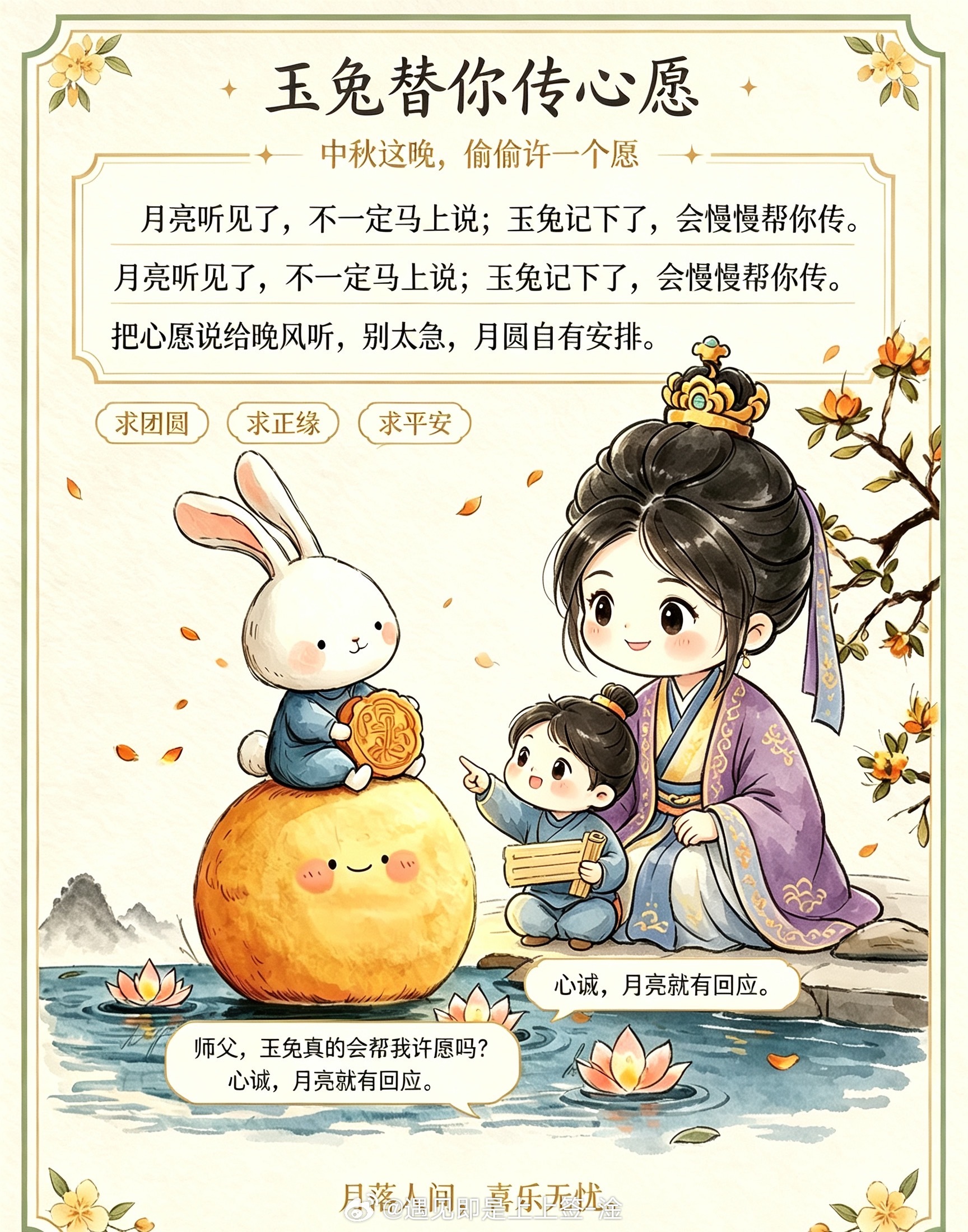 中秋这晚，偷偷许一个愿中秋八字算命婚姻感情合婚​​​