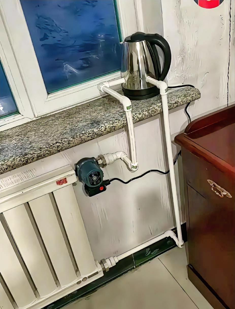 我要是把暖气改成这样，是不是就可以实现供暖自由了呢！结构简单，花费低，大家都能