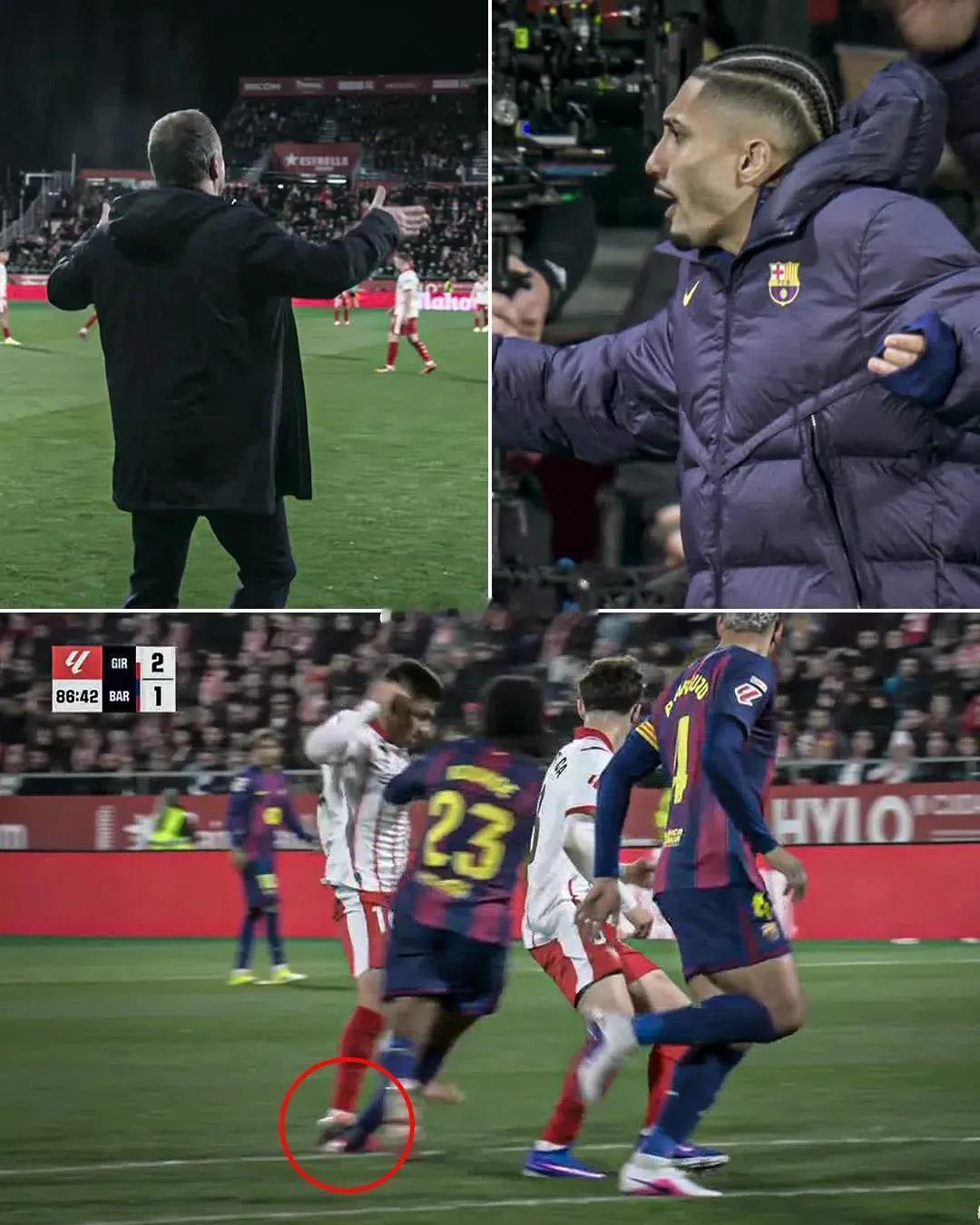 绝了！巴萨这赛季简直成了VAR的重点照顾对象！据统计，本赛季离谱误判已多达10次