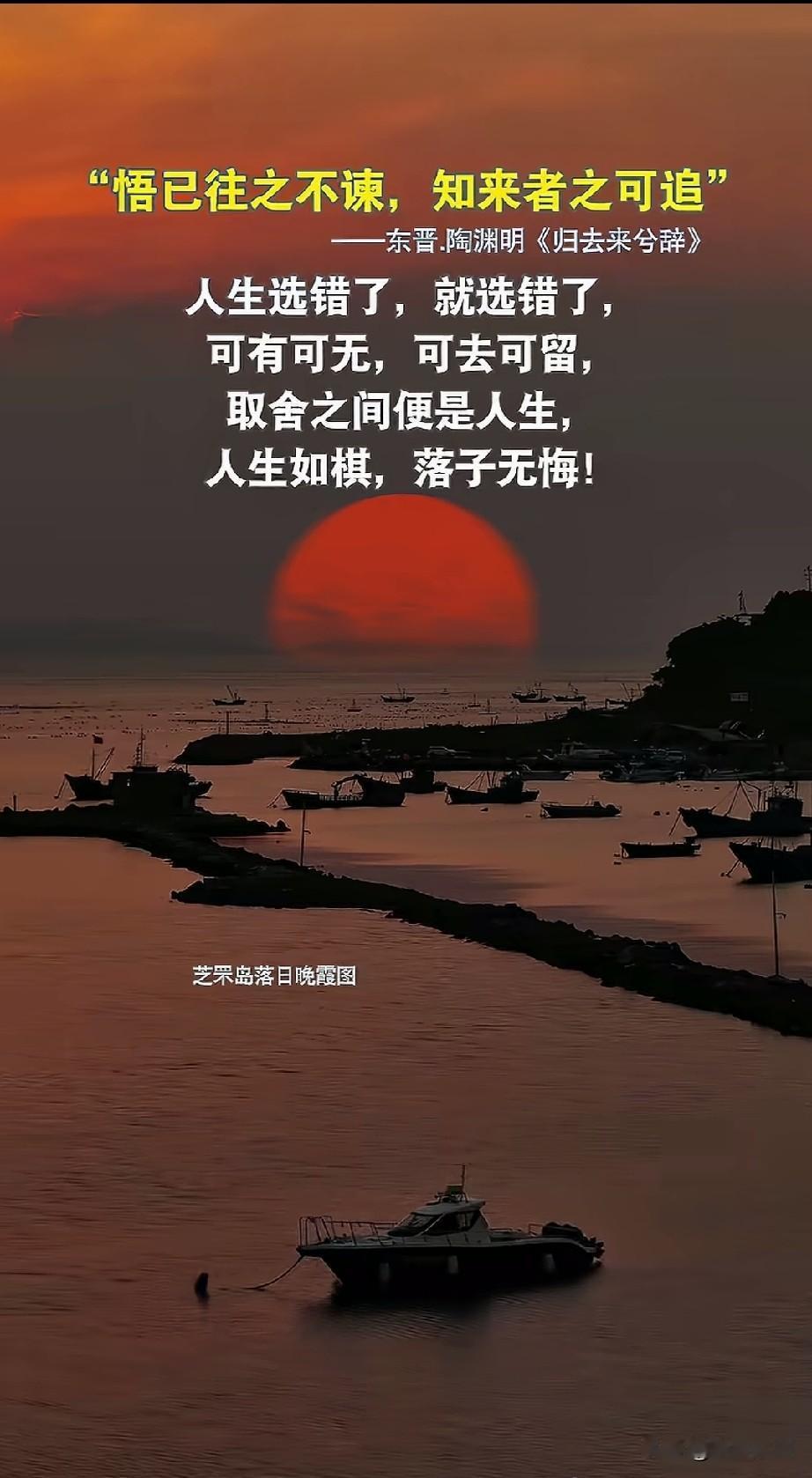 人生如棋，落子无悔！陶渊明：无所吊谓！苏东坡：爱咋咋滴！伍佰：爱你一万年！