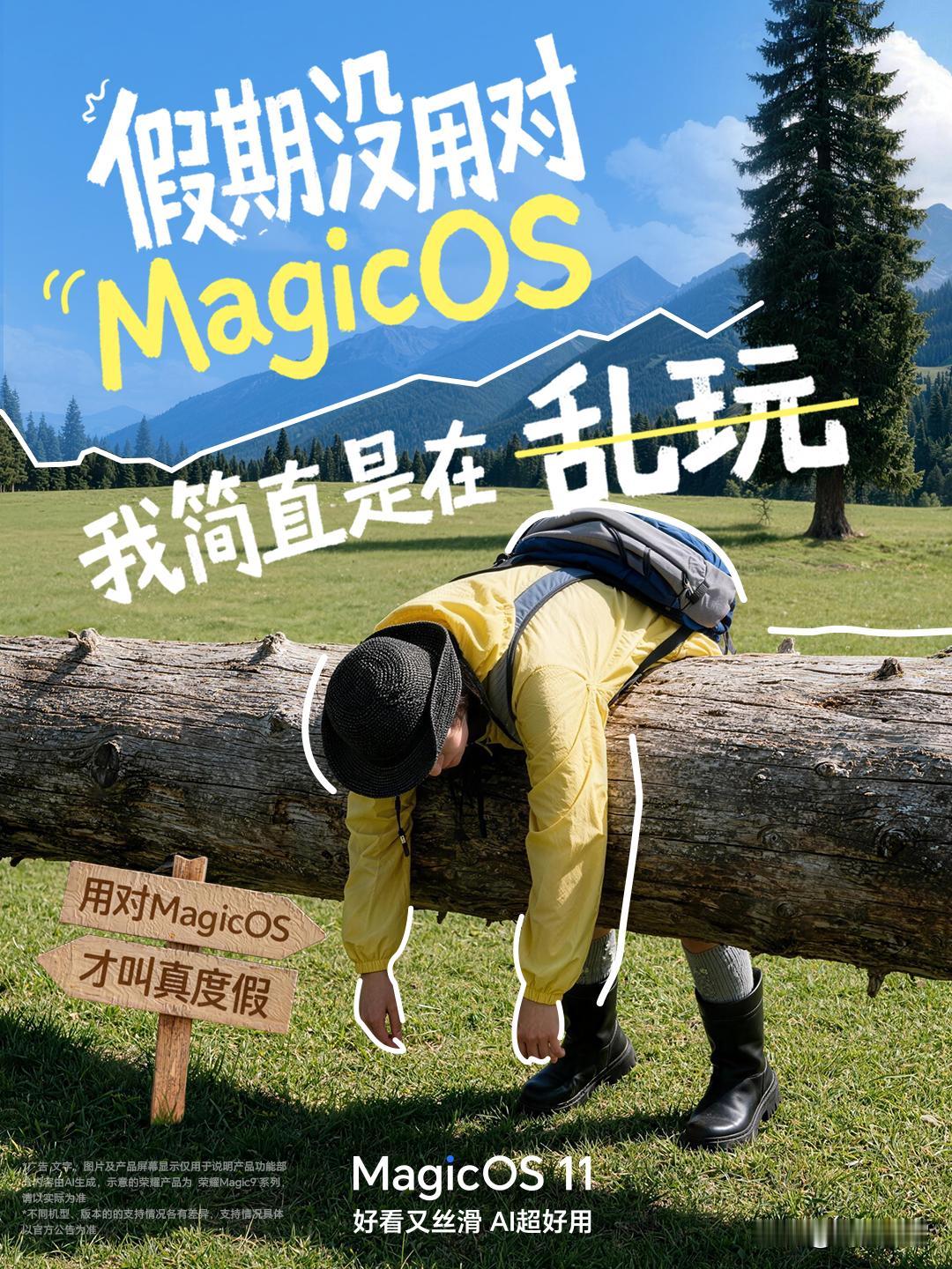 国庆出游亲测，荣耀MagicOS11完全是旅行刚需buff叠满✨以前导航切后