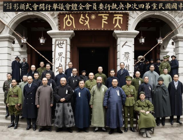 1928年2月2日，南京国民党中央党部，中国国民党第二届中央执行委员会第四次全体