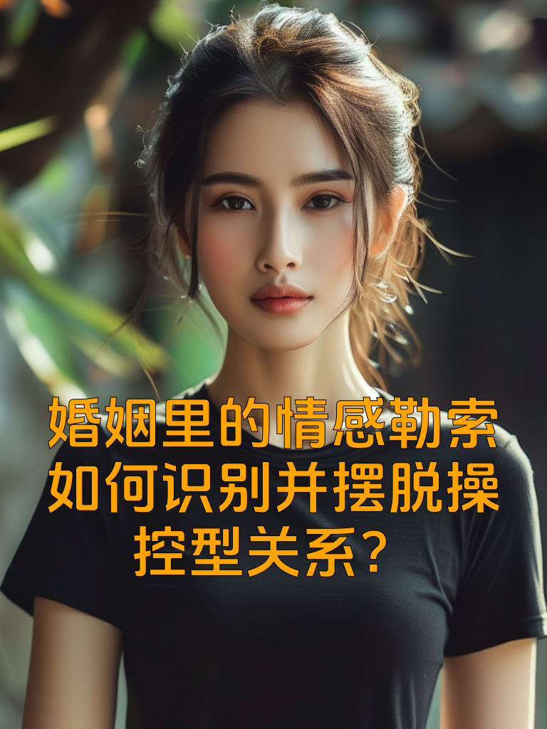 婚姻里的情感勒索：如何识别并摆脱操控型关系？