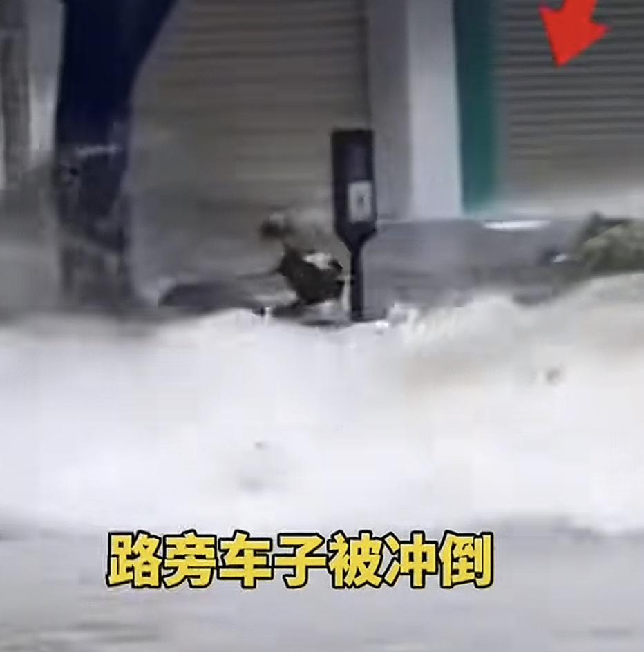 珠海斗门区沿街商户，他们躲过了台风桦加沙这个天灾，却没能躲得过人祸！最近这几天