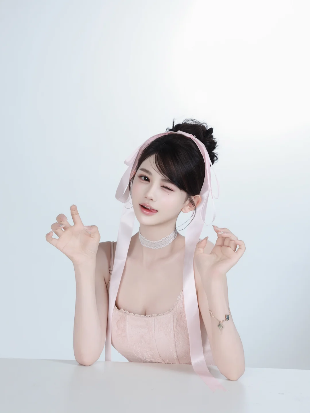 粉粉嫩嫩的她，谁不爱！🎀