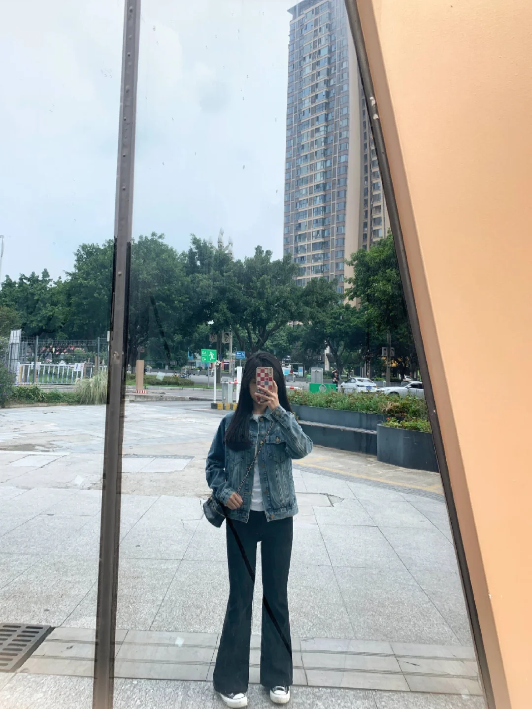 身高154的我买到一件版型刚好的牛仔外套