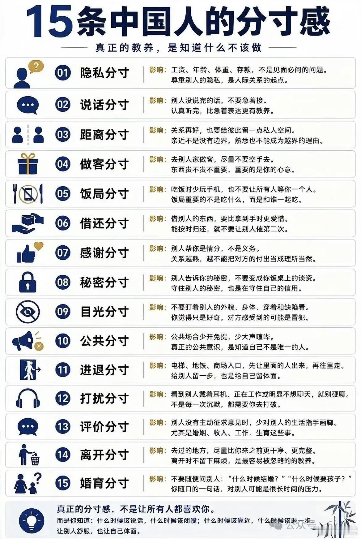 中國人的15條分寸感