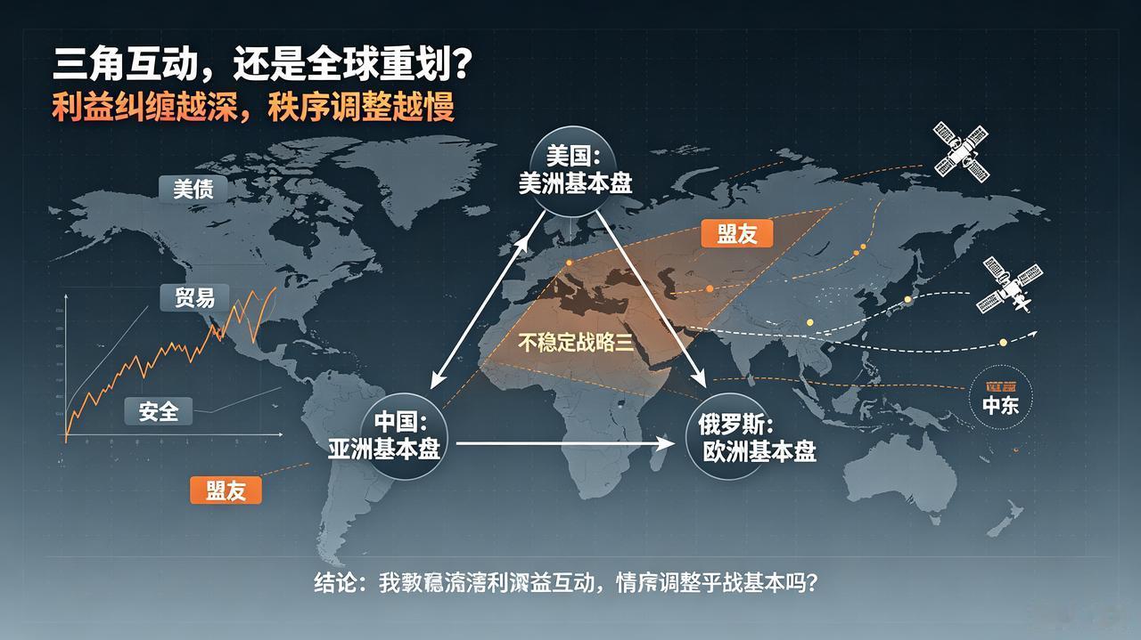 最近中美俄高层互动明显增多，大国博弈，正在进入新阶段：三足鼎立？一个很清晰的布