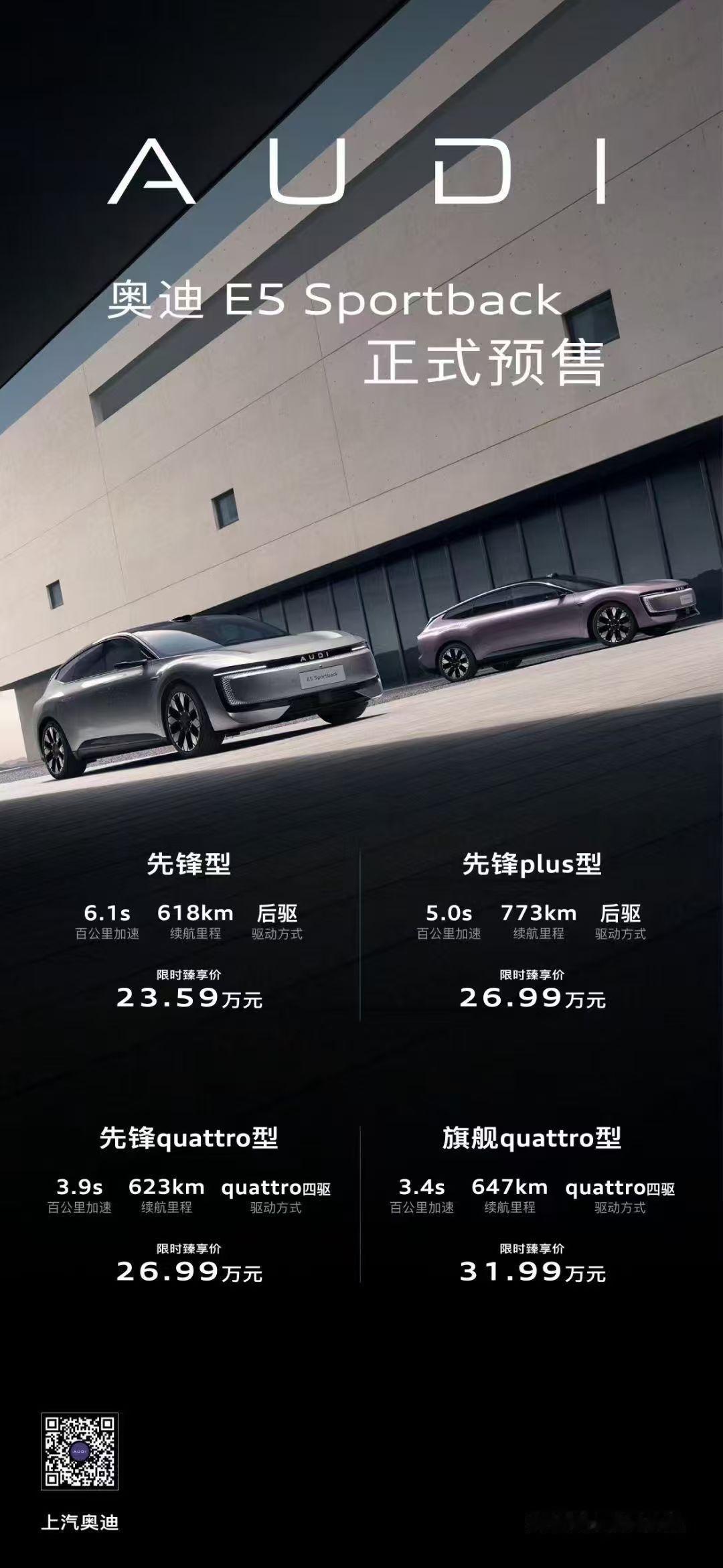四字迪迪23.59万起！感觉很有竞争力呀！看来只有中国技术才能救德国车了[吃瓜]