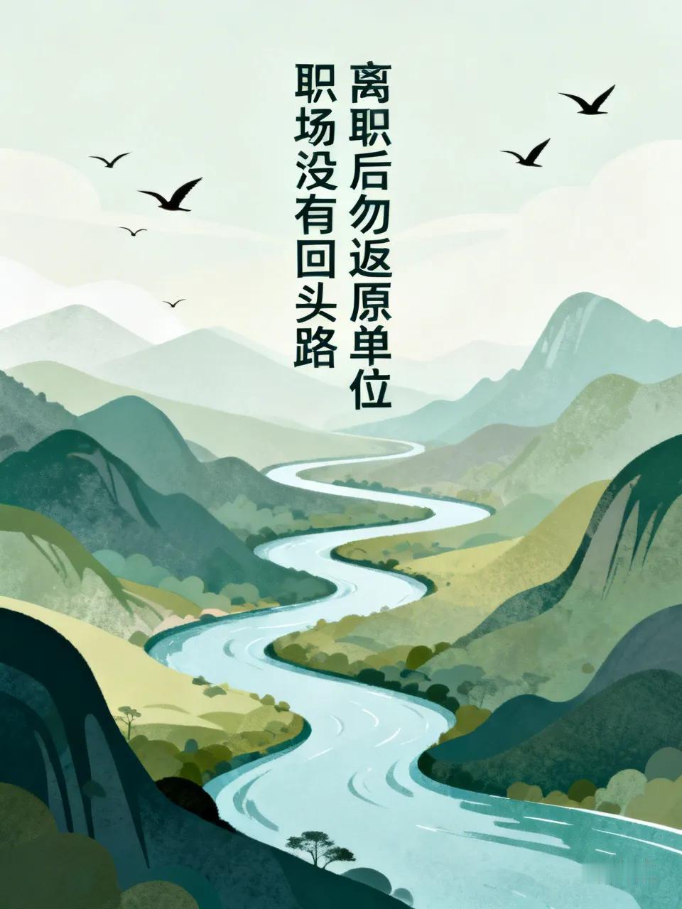 奉劝大家一句只要离职了就不要再去原单位上班了，领导不会看在旧情面上重用你。