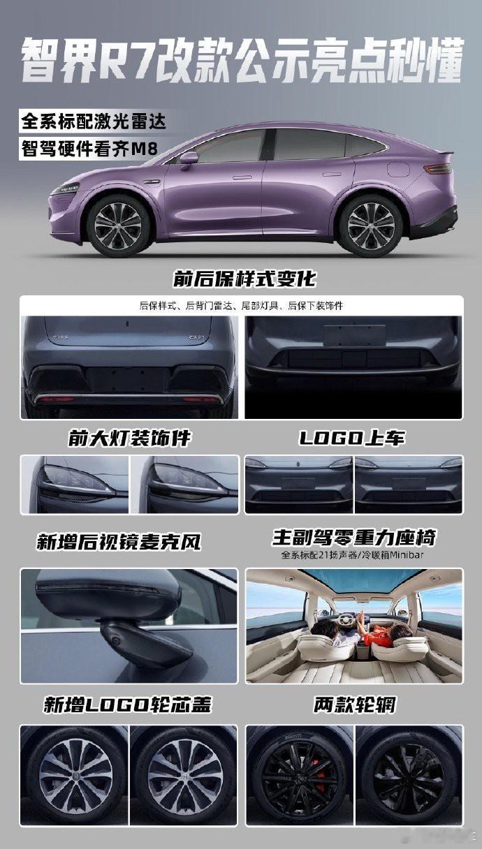 热爱第一批智界改款工信部公示姐妹们快看！新款的智界R7出现在这个月工信部名单里啦