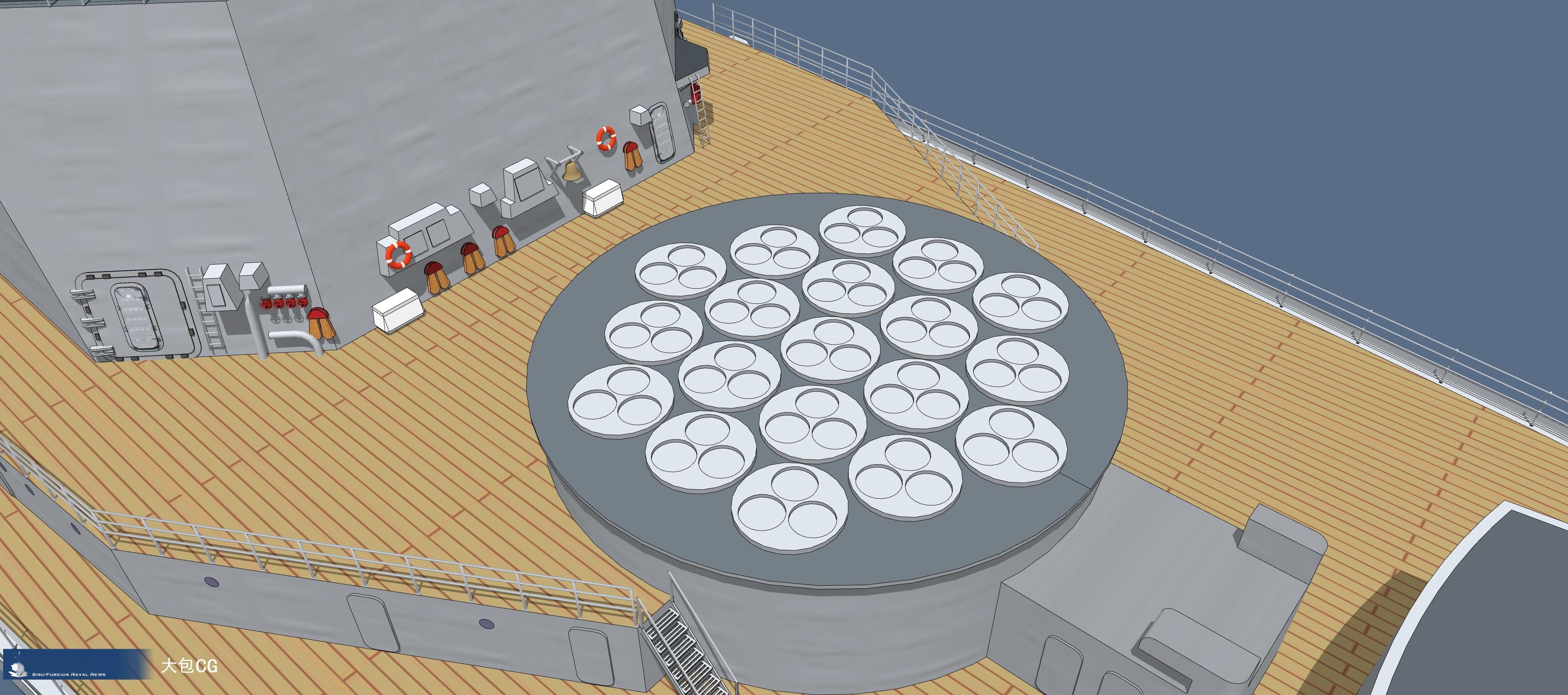 2号炮塔底座改成CPS鸡蛋饼，这就秒变核常兼备高超战列舰了