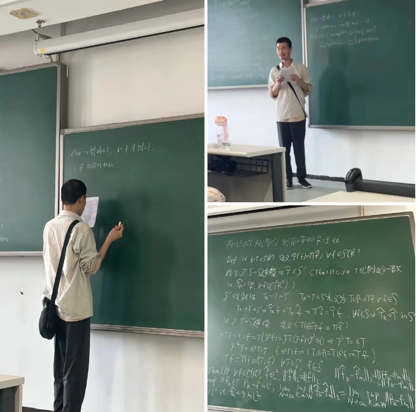 北大的朋友去听韦神的课，回来直摇头。实在没想到，连教授都承认跟不上他的思