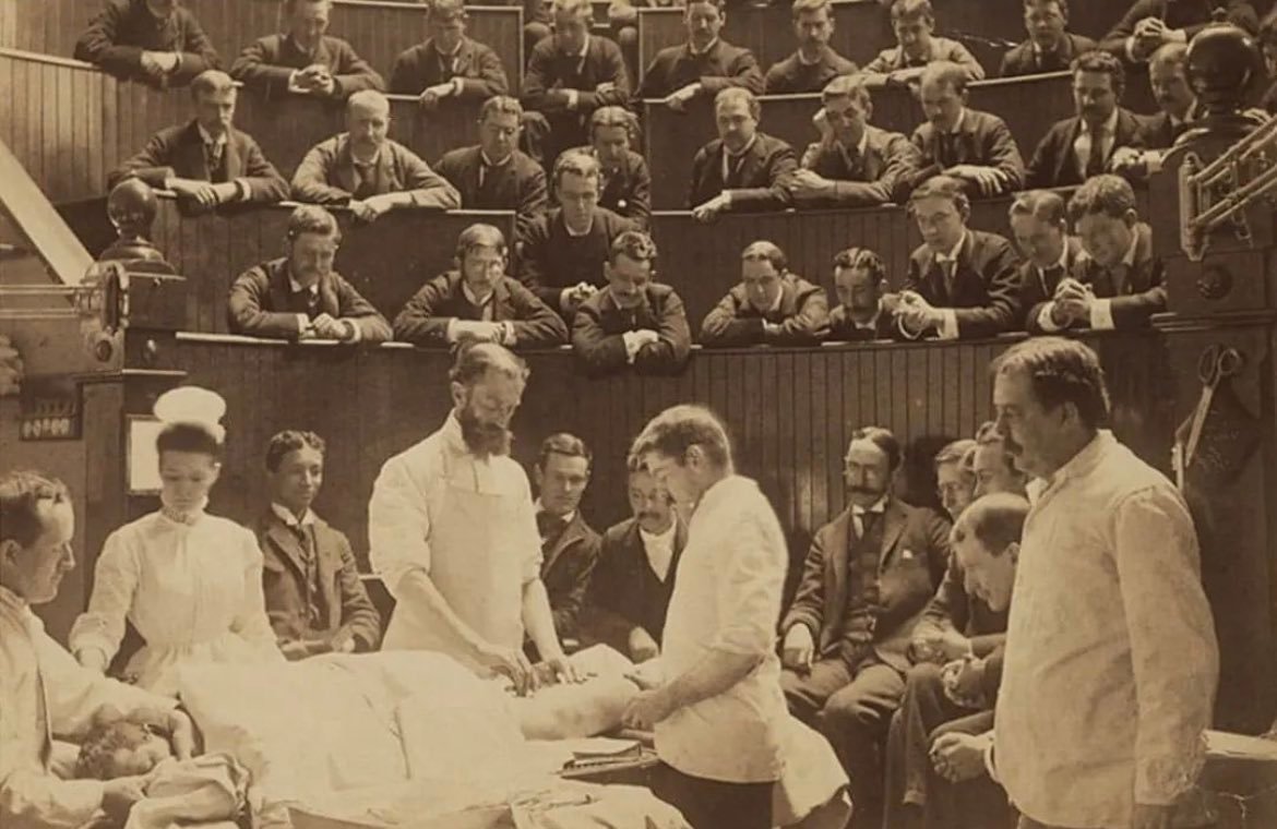 19世纪手术室的样子​​​