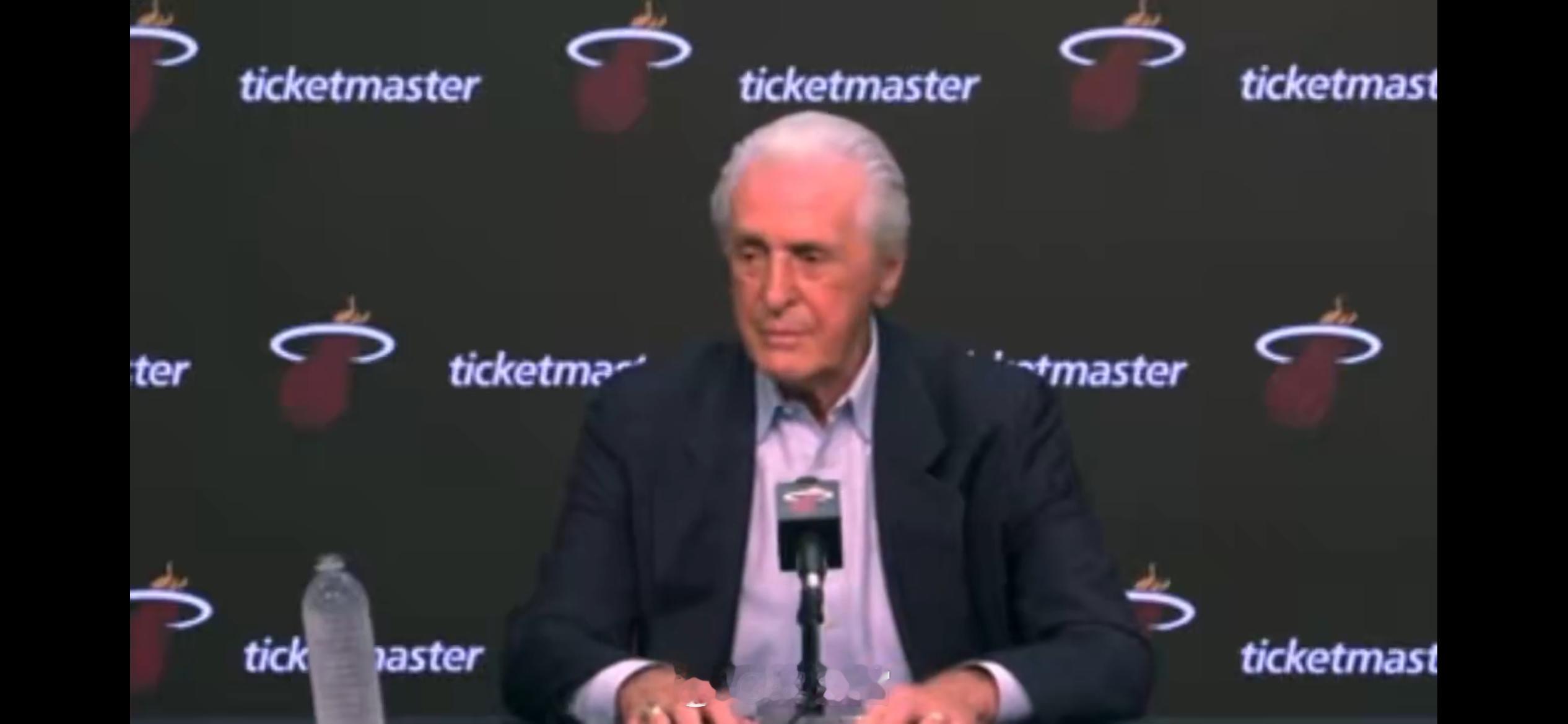 帕特·莱利的赛季总结采访，信息量很大：1.不会辞职也不会退休；2.这赛季比上