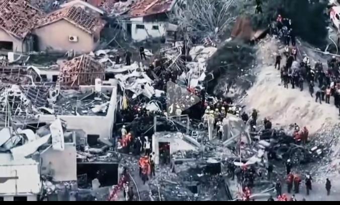 昨日还在耀武扬威的以色列，而今被沦为第二个加沙！看了这个不敢目睹的惨状，令人着