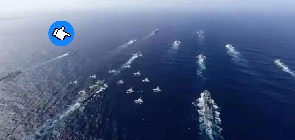 中国海军太燃了！16.2万吨福建舰打击群整建制入列，这哪是服役简直是“亮剑”！