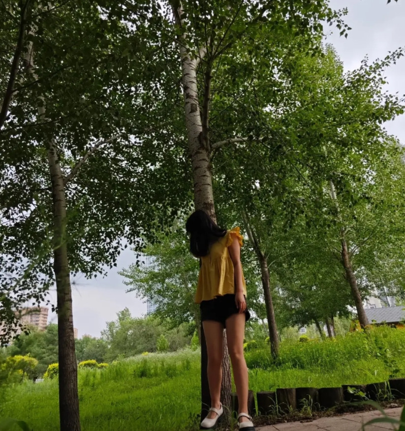 这就是男朋友拍的照，这是吊死多久了