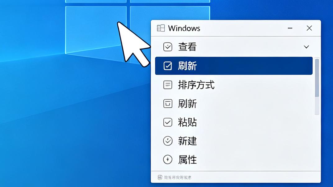 电脑卡顿时，右键刷新到底有没有用？先说结论：没有用，甚至反复快速点刷新，反而