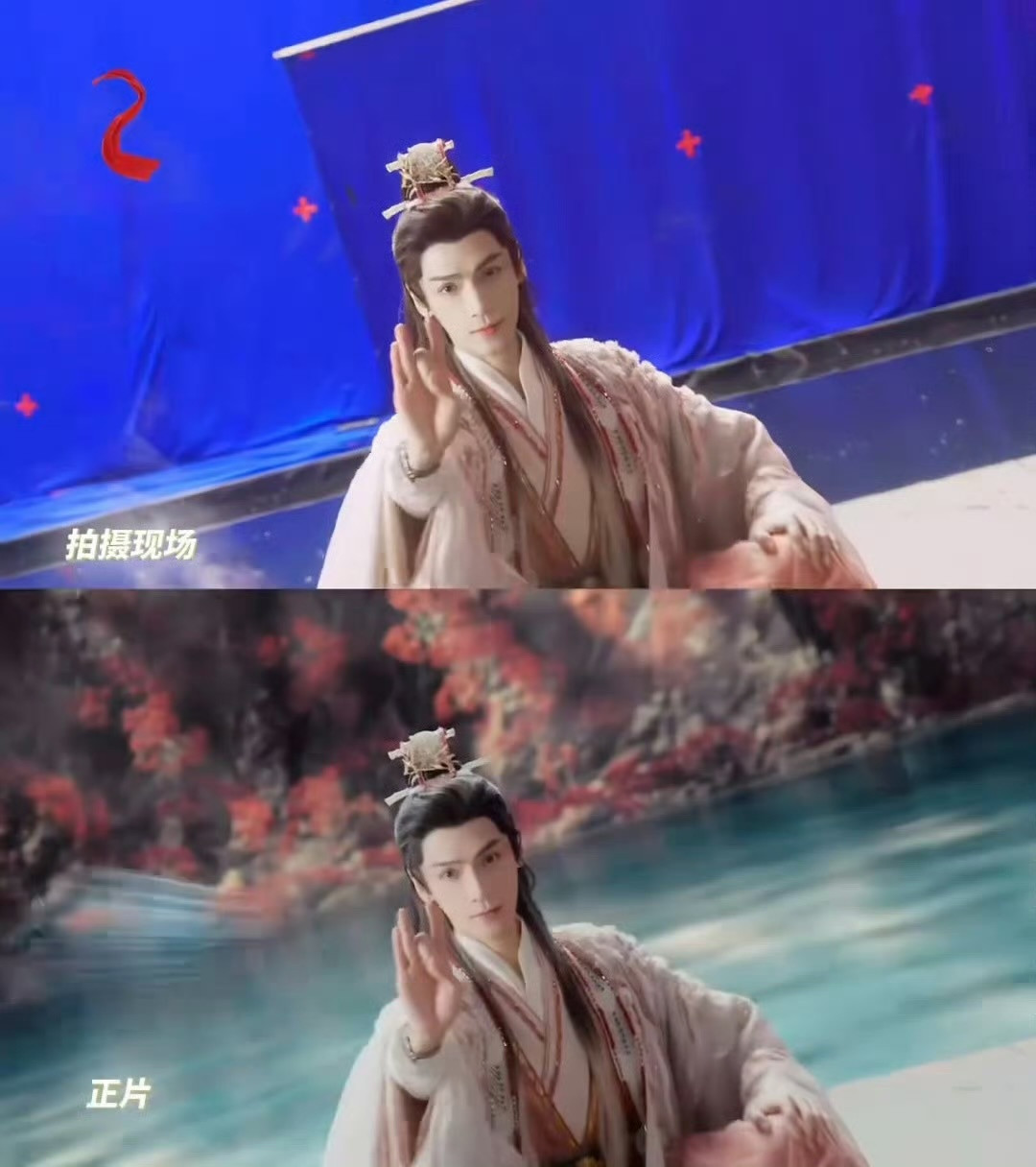 罗云熙水龙吟花絮vs正片​​​