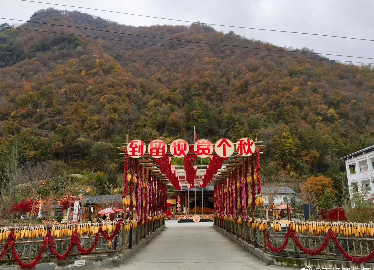 秋天就应该去留坝，玩了两天一晚，秦岭边很惬意的一个小山城，这里清风明月青山溪流，