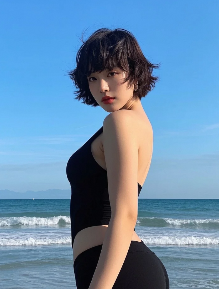 我站在水边发呆，不小心把你装进了眼里。