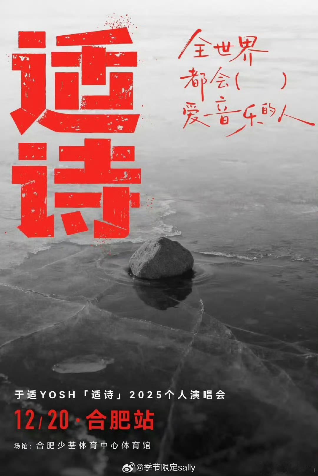 于适适诗演唱会海报