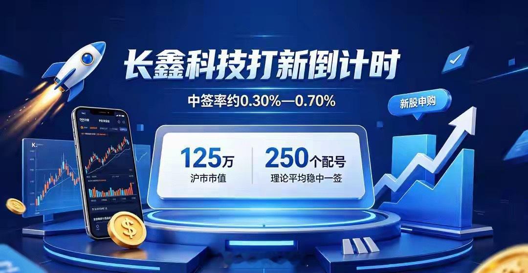 长鑫科技中签率长鑫科技打新倒计时！中签率碾压普通新股！教你如何提高中签概率近期市