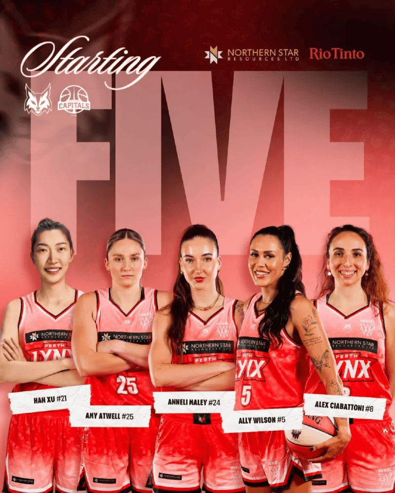 WNBL: 韩旭首秀22分4板, 珀斯山猫大胜堪培拉大学首都队