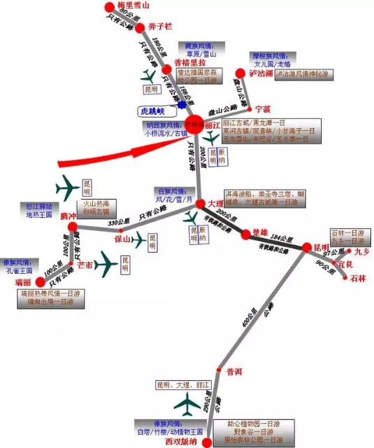 冬季云南旅游攻略10日自由行(地图费用详解)