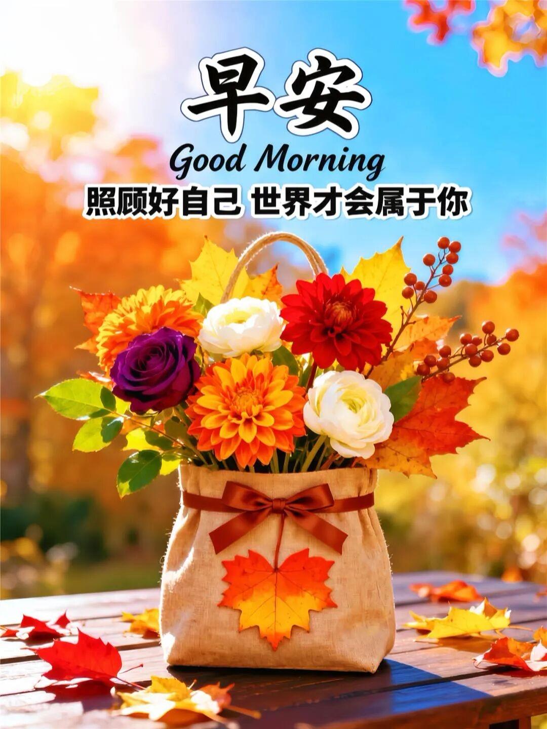 晨光正好，风也温柔，早安～愿你今日事事顺意，收获满格欢喜。