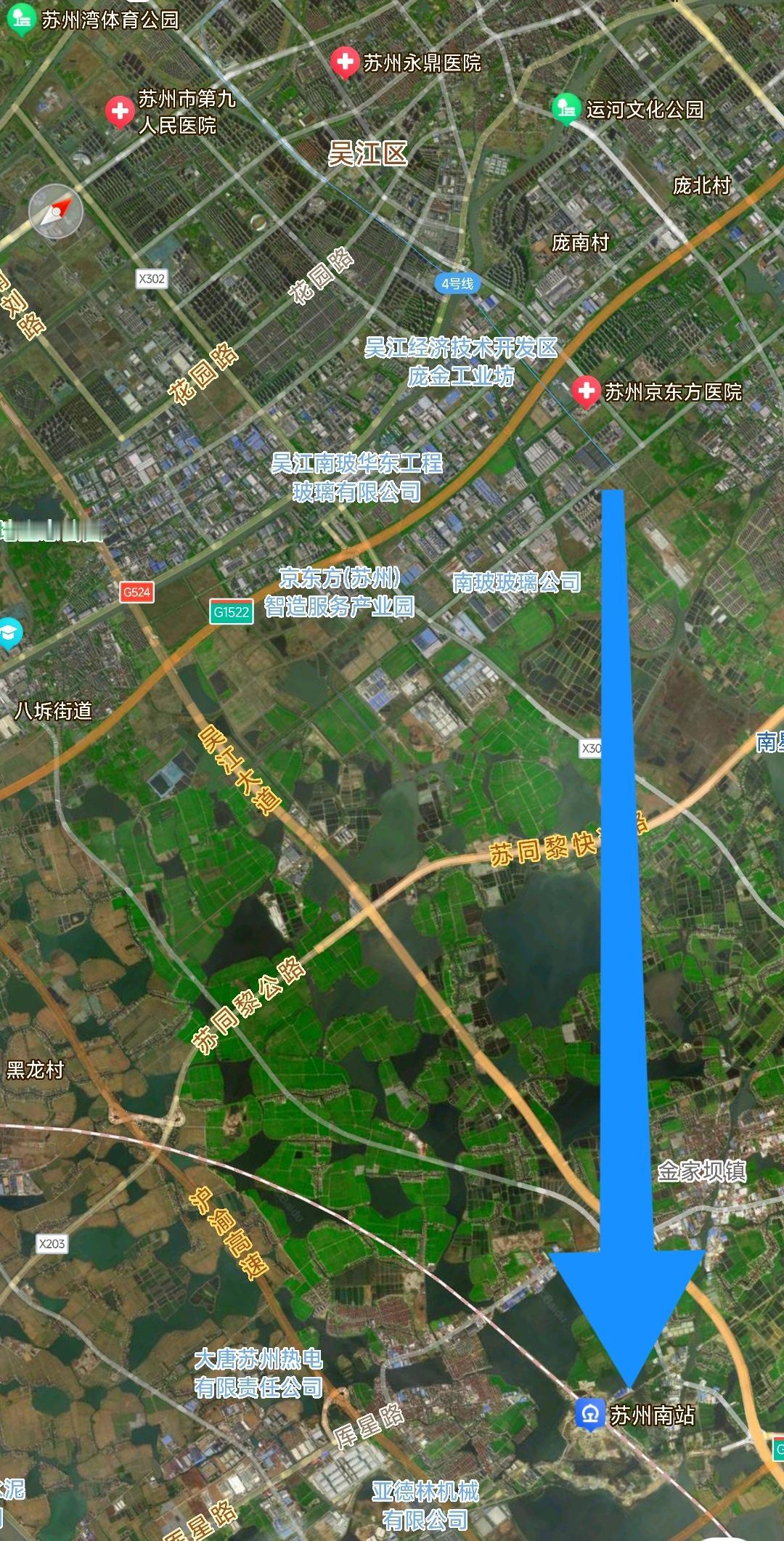 这样看来苏州市吴江区在地铁发展方面有很大的提升空间。毕竟苏州南站是沪苏湖高铁沿线