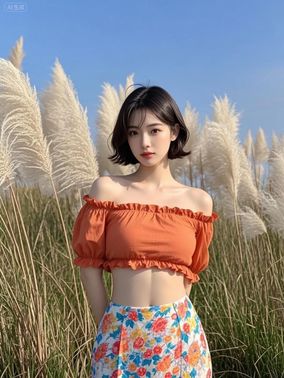 她不说话，但整个芦苇海都在为她吟诗