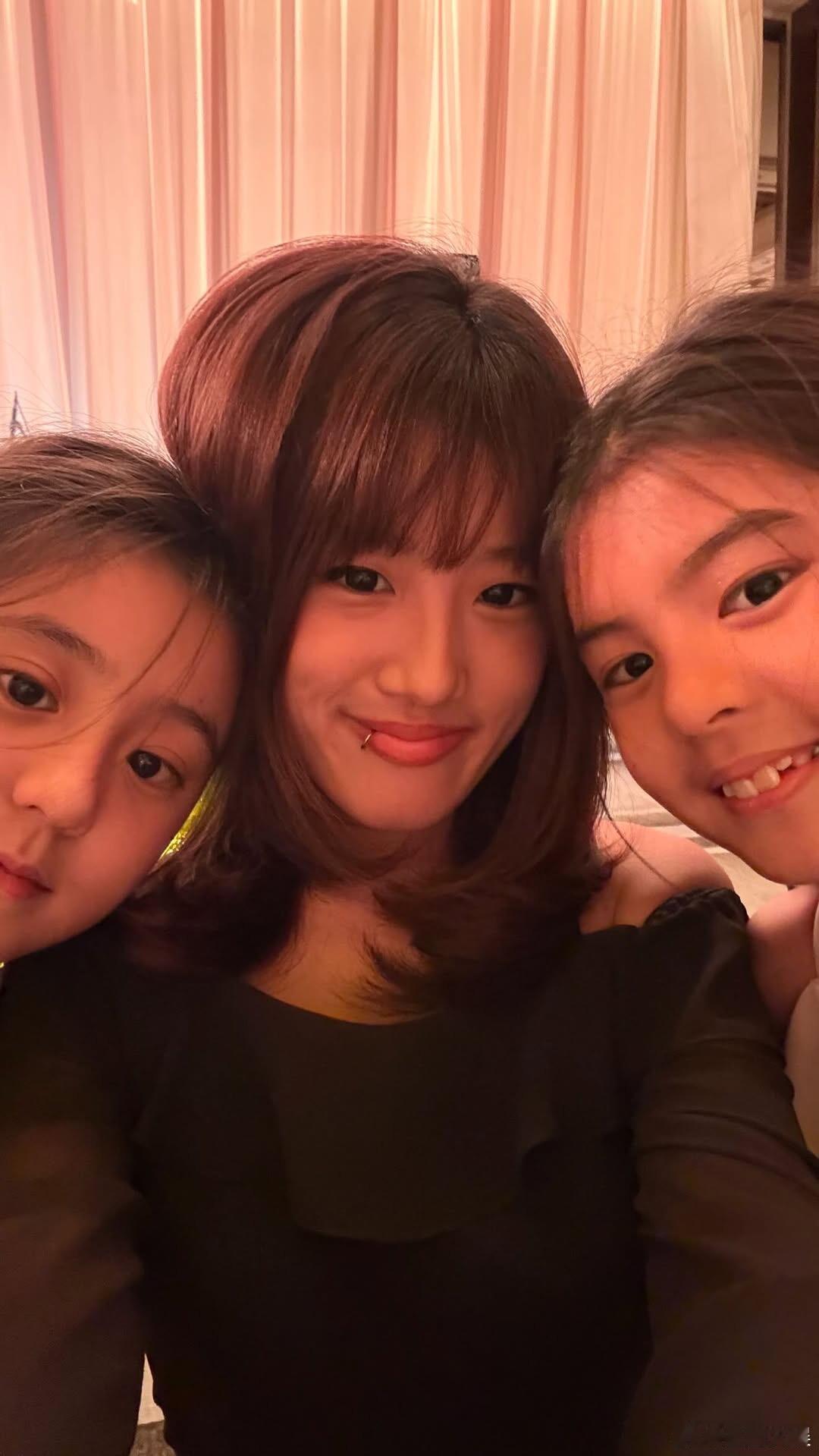 三个女儿越来越好看了